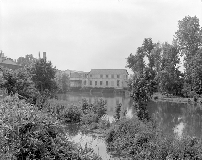 Bâtiment des turbines, façade nord.