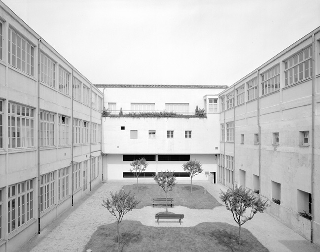 Vue de la cour intérieure.