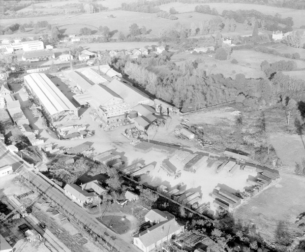 Photo aérienne du sud.