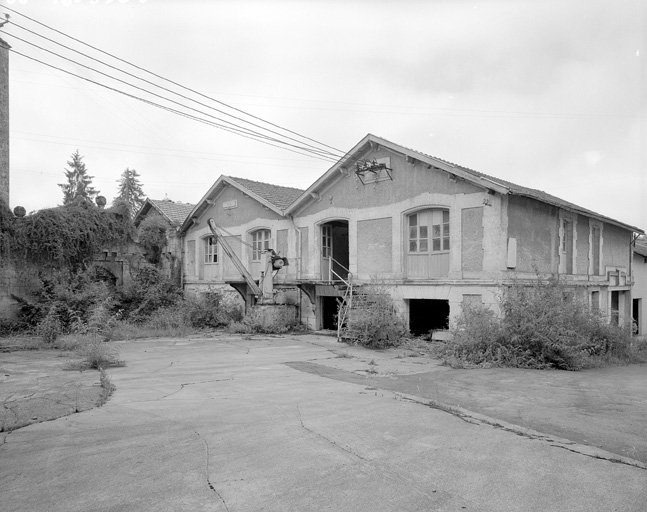 Atelier de fabrication, façade sur cour.