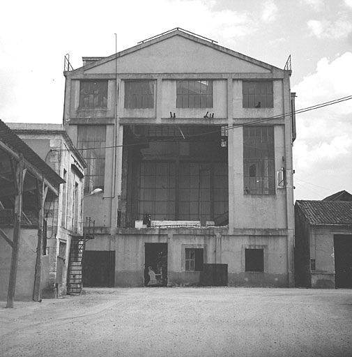 Façade de la chaufferie.