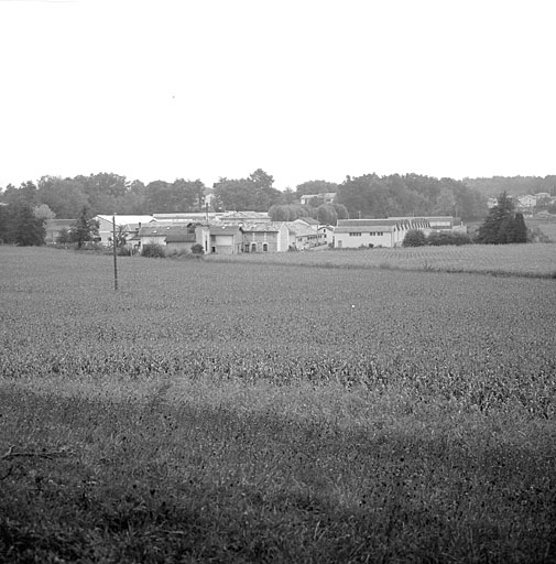 Ensemble. Vue de l'ouest.