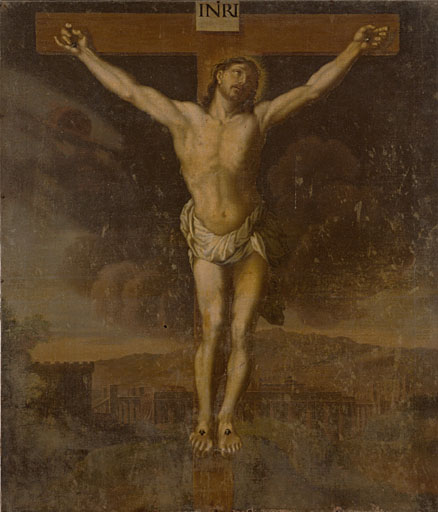 Tableau : Christ en croix