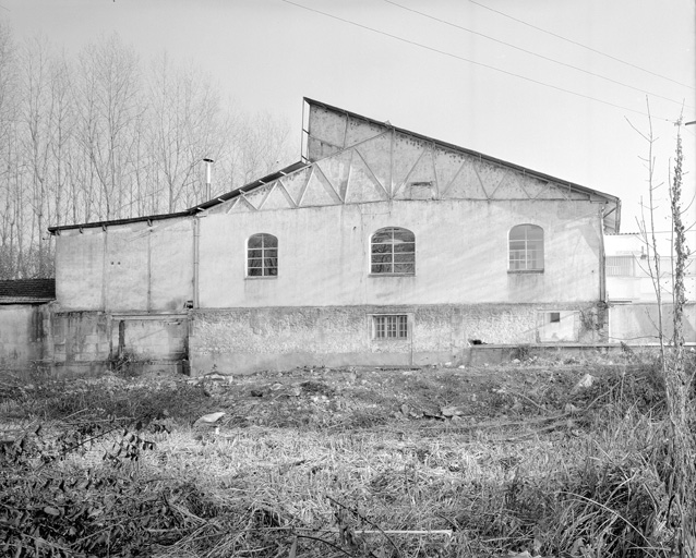 Atelier de fabrication, élévation latérale gauche.