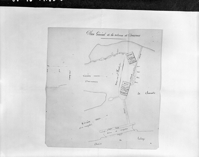 Plan général de la retenue, 1585.