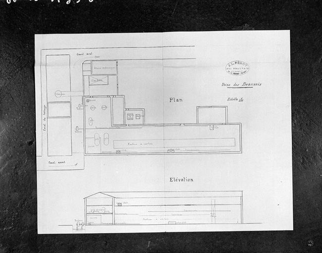 Plan d'usine, 1926.