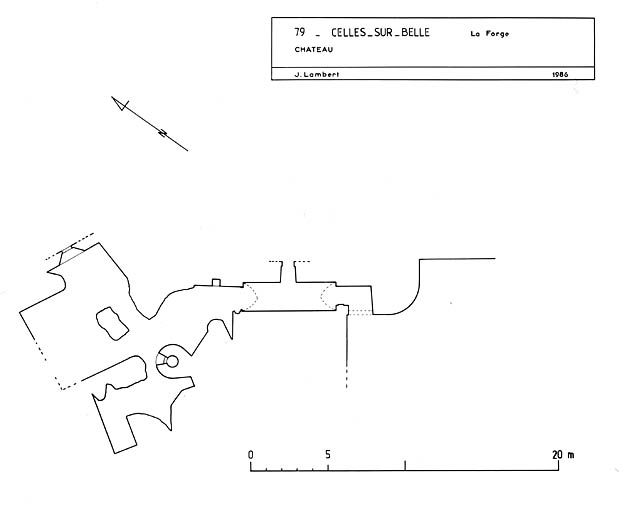 Plan du souterrain.