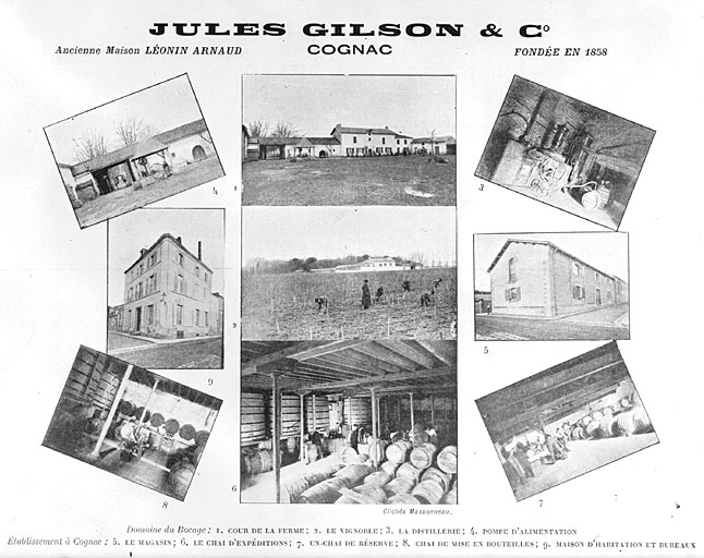 Tableau de 9 photos du livre de Massoneau, p.76.
