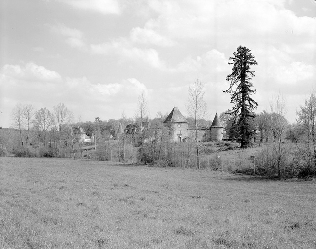 Vue générale ouest, avec la Tardoire.