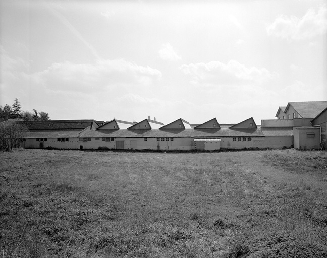 Atelier de fabrication (filature), vue du nord.