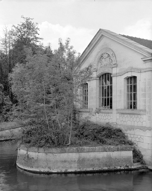 Détail de la façade sud.