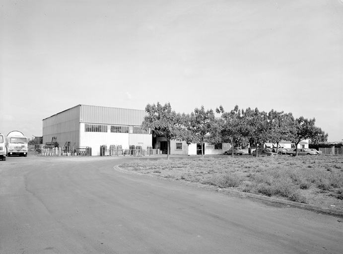 Ensemble, élévation antérieure sud est.