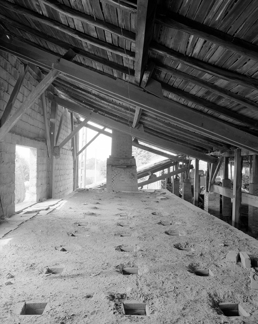 Ancien four, vu de dessus.