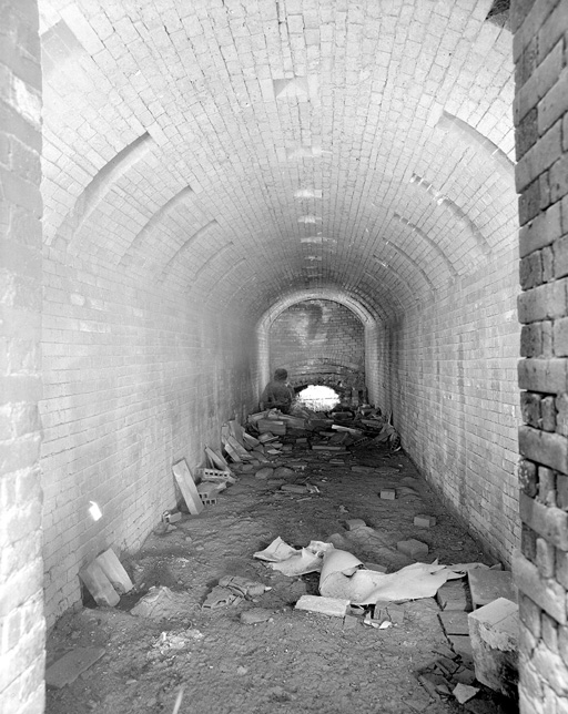 Ancien four, l'intérieur.