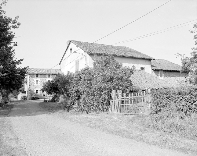 Logement patronal et minoterie vu de l'est