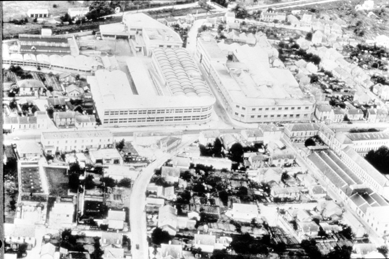 Photo aérienne, vue vers l'est