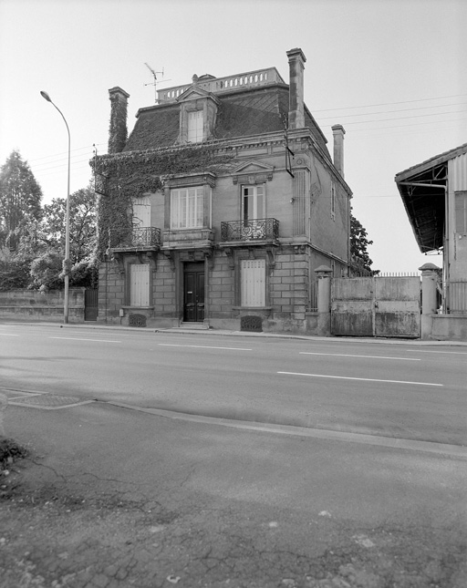 Logement patronal, élévation antérieure nord