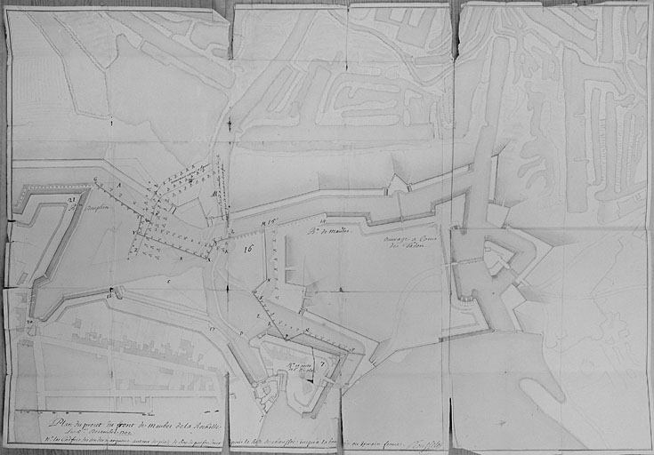 Plan, 1702. Rousselot.