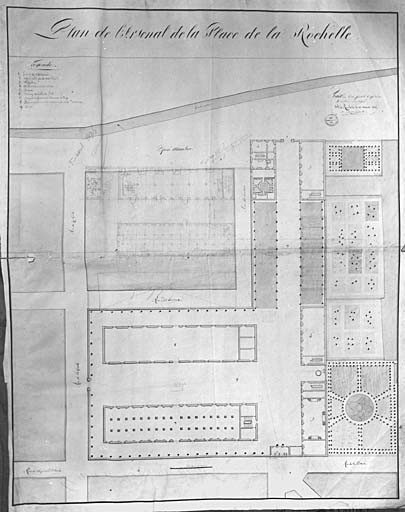 Plan d'ensemble, 1815. Gilbert de Gourvilles.