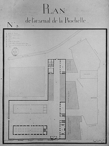 Plan d'ensemble, XIXe siècle. Dart.