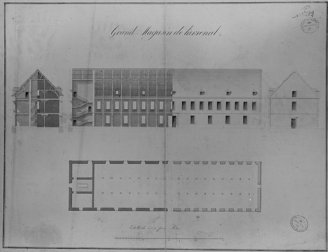 Plans, coupes, élévations.