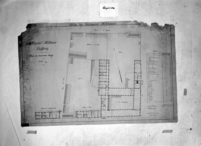 Rez-de-chaussée, plan, 1907. Masselin.