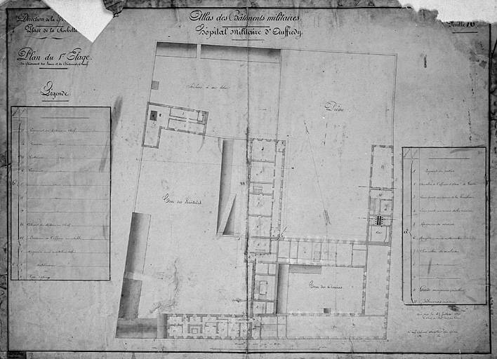 Premier étage, plan. 1893.