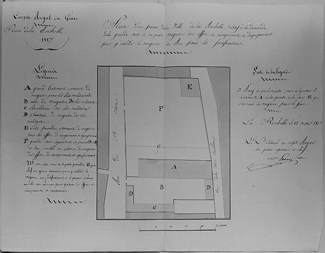 Plan de situation, 1817. Aimy.