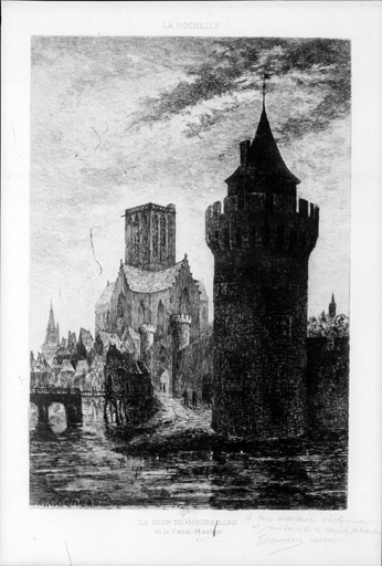 Vue générale, estampe, Gouneau.
