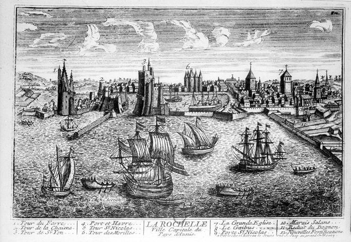 Vue générale, estampe.