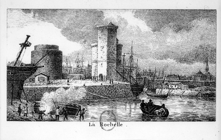 Vue générale, estampe.
