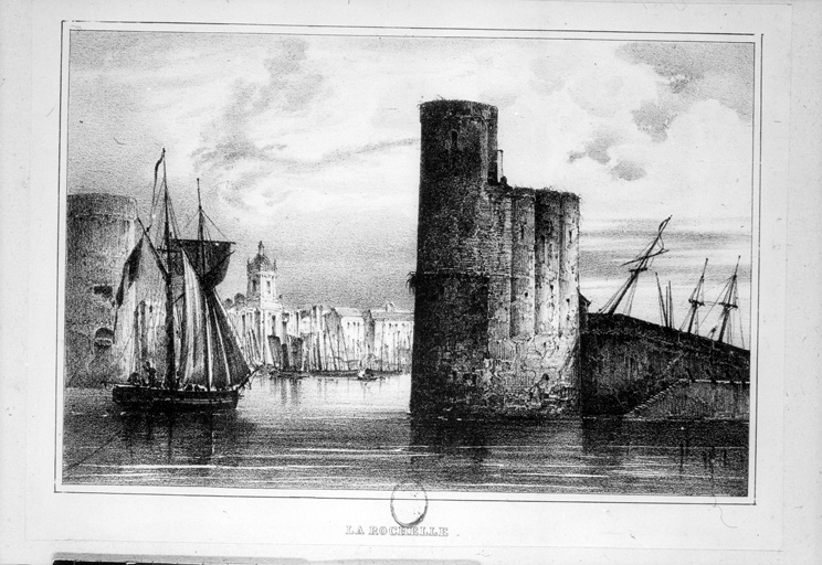 Vue générale, estampe.