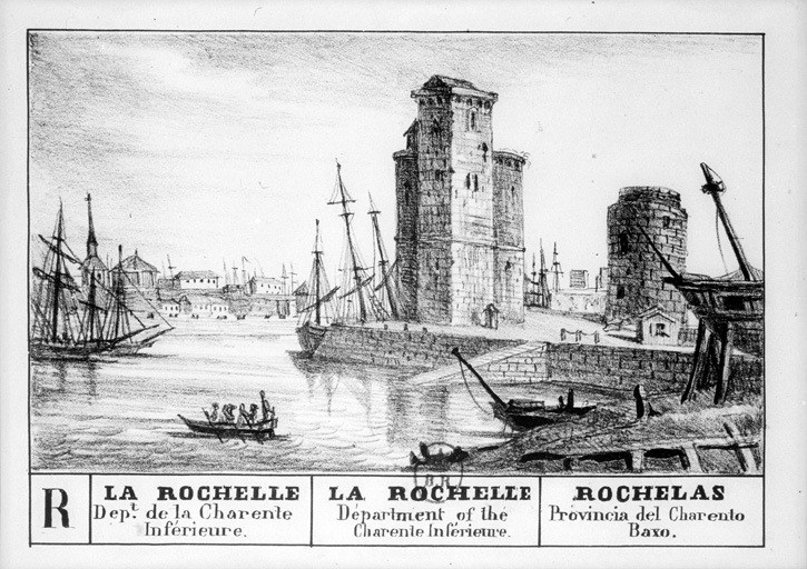 Vue générale, estampe.