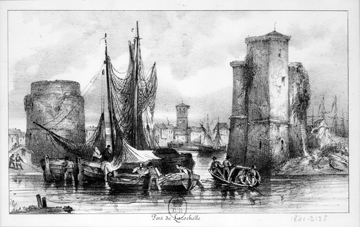 Vue générale, estampe.
