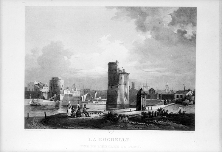 Vue générale, estampe.