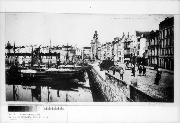 Vue générale, quai Duperré.