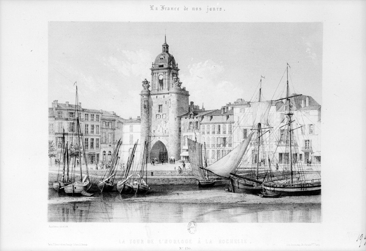 Vue générale et tour de la Grosse Horloge.