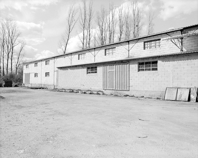 Nouvel atelier de fabrication, façade ouest