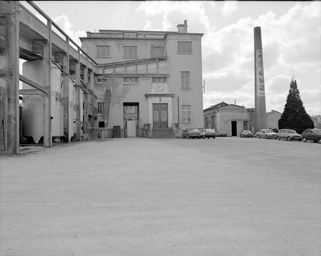 Atelier de fabrication, élévation est.
