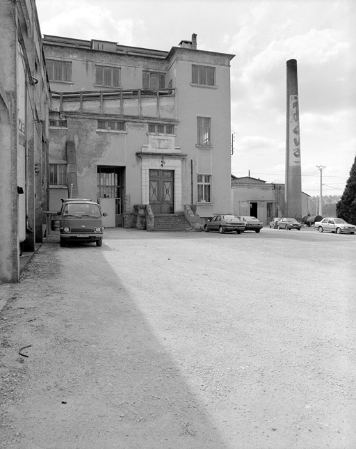 Atelier de fabrication, élévation est.