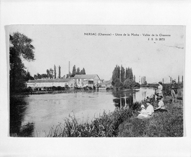 Usine métallurgique, usine à papier, tannerie, centrale hydroélectrique