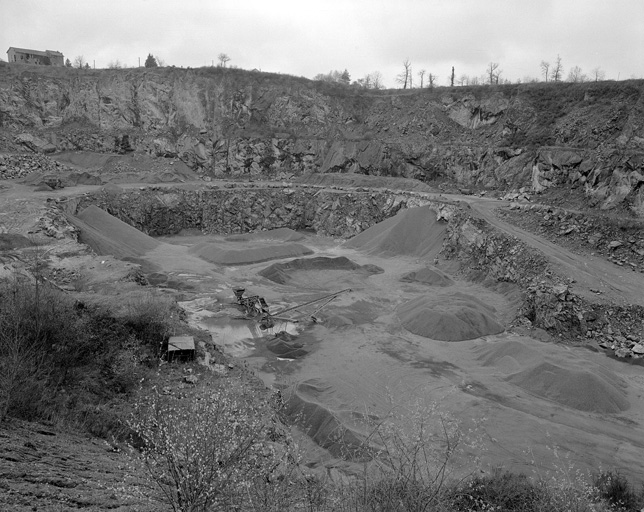 La carrière vue du nord.