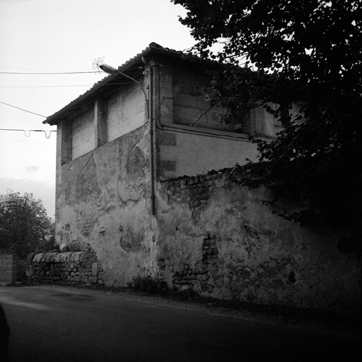 Pièce de séchage, élévation sud.