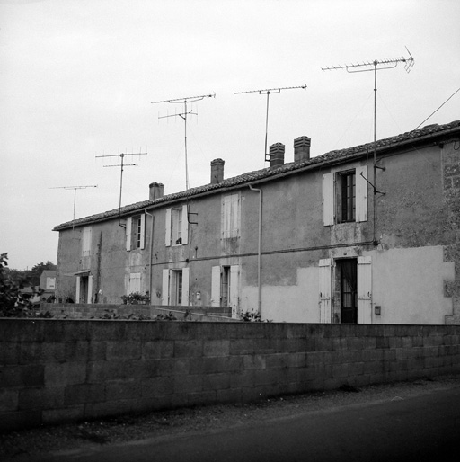 Ancien atelier de fabrication, élévation ouest.
