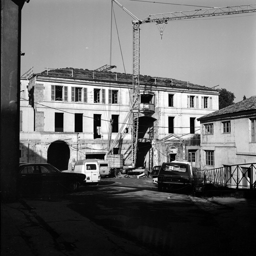 Atelier de fabrication, élévation est.