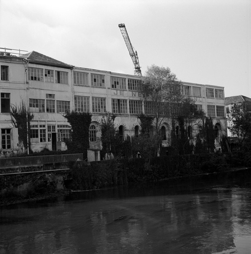 Atelier de fabrication, élévation nord.