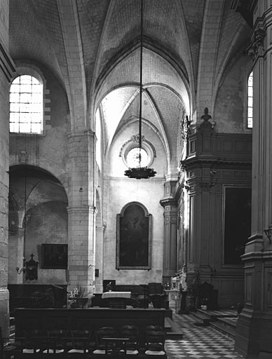 Bras gauche du transept, voûte.