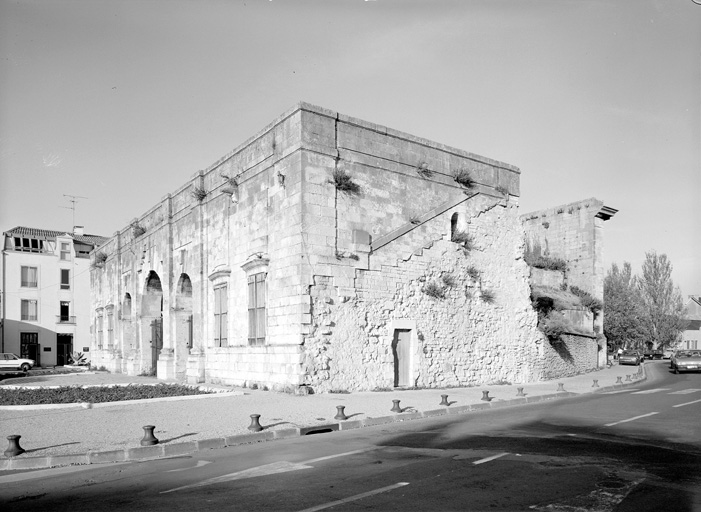 Porte Royale, élévations postérieure ouest et latérale sud.