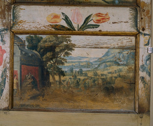 16 tableaux : scènes de la genèse