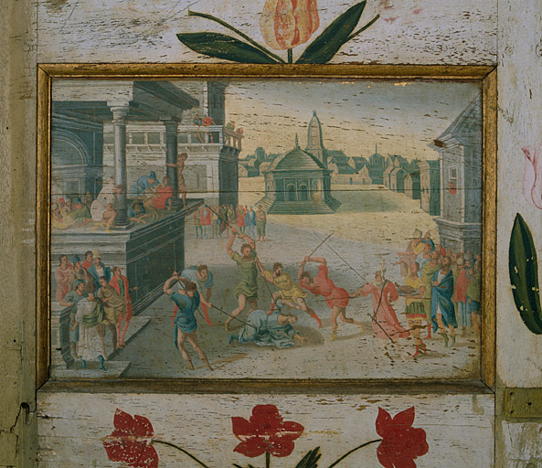 Panneau D2 : Martyre d'Eléazar.